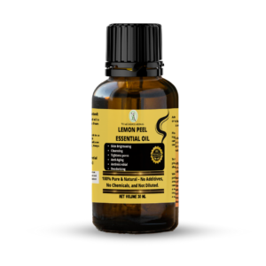 Lemon Peel Essential Oil- 100% Pure, Undiluted, Therapeutic Grade,Antimicrobial,Skin Brightening ,Tightens pores,15 ml