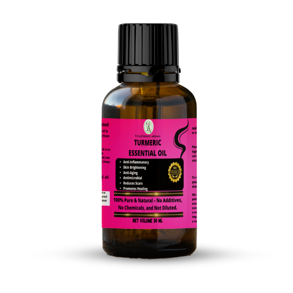 Turmeric Essential Oil - 100% Pure, Undiluted, Therapeutic Grade, Aromatherapy Diffuser ,Skin Brightening, Anti-Aging ,Boosts Immune System, Reduces Scar,15 ml