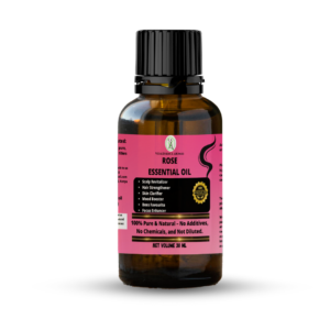 Rose Essential Oil - 100% Pure, Undiluted, Therapeutic Grade, Aromatherapy Diffuser ,Stress Relief ,Anti-Aging, Antioxidant-Rich ,Antimicrobial,15 ml