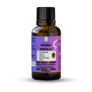 Peppermint Essential Oil - 100% Pure, Undiluted, Therapeutic Grade, Aromatherapy Diffuser ,Hair Growth,Acne,15 ml