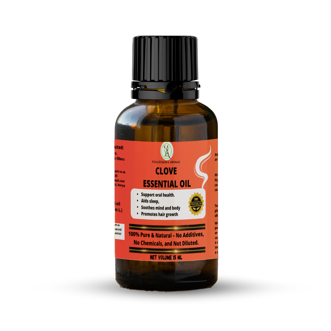 Clove Essential Oil- 100% Pure, Undiluted, Therapeutic Grade, Aromatherapy Diffuser ,Dental wellness,hair growth,15 ml