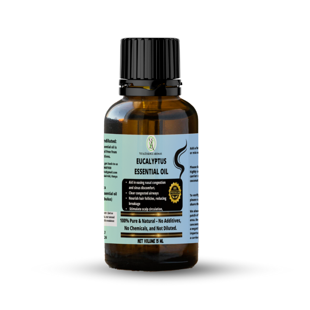 Eucalyptus Essential Oil  - 100% Pure, Undiluted, Therapeutic Grade, Aromatherapy Diffuser ,For Stress,nasal congestion,15ml