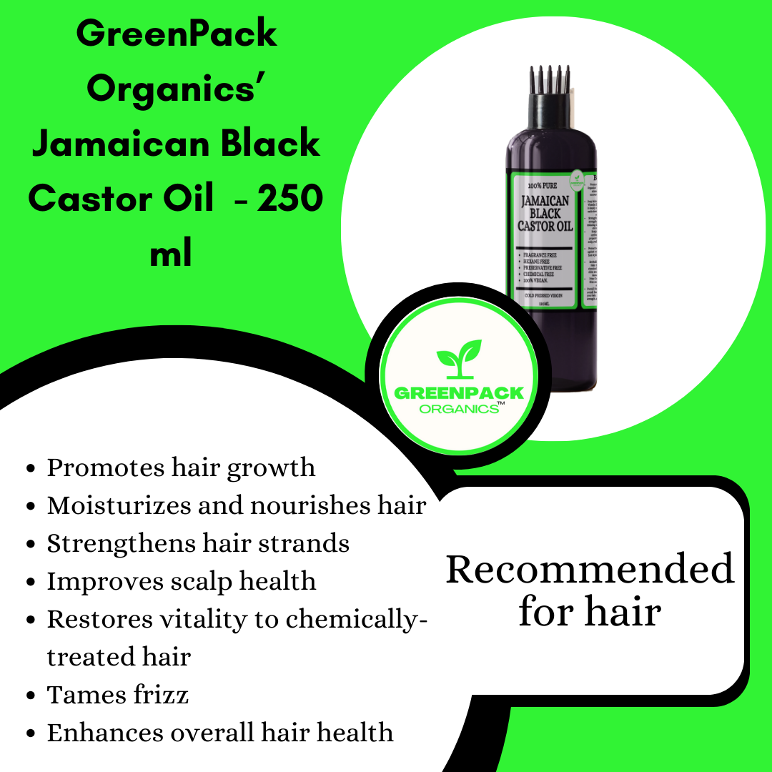 Jamaican Black Castor Oil - 250ml ,Promotes Growth,Deep Moisturization,Strengthens Strands,250 ml - Image 2