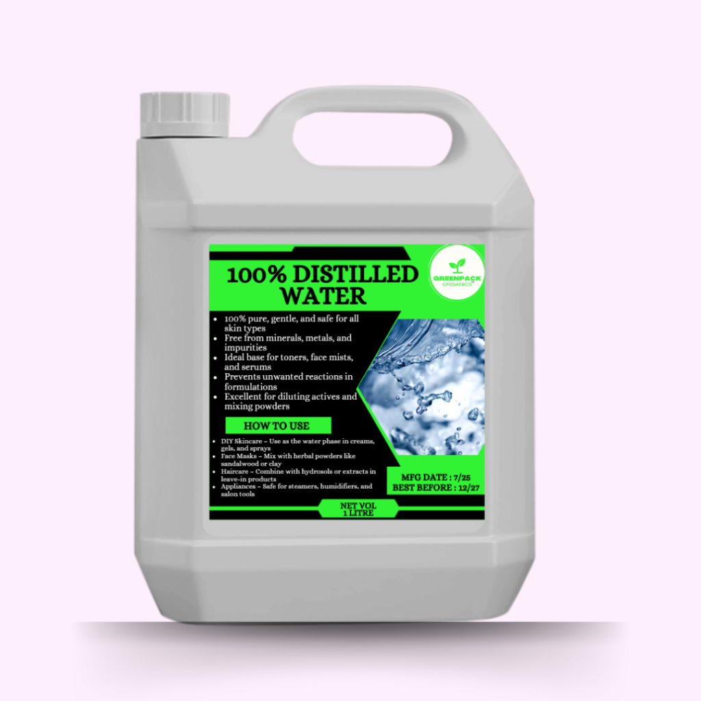 Ultra-Pure Distilled Water  - 1l,Free from minerals, metals, and impurities,1l -Ultra-Pure Distilled Water