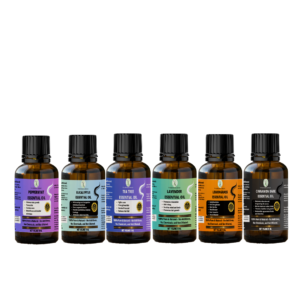 Essential Oil Set - (Starter Kit Set ) 6 Essential oils x 5ml  each,Essential Oil Set - (Beauty & Skin Glow Set ) 6 Essential oils x 5ml  each