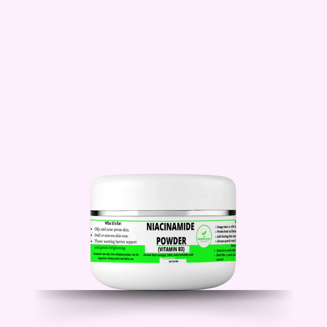 Niacinamide (Vitamin B3) Powder - 100% pure,Beginner-friendly and suitable for most DIY skincare formulas.,50g powder