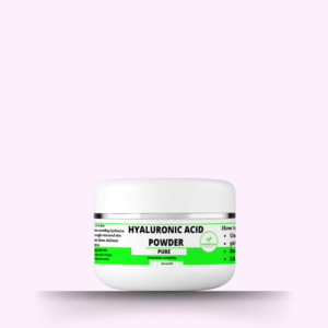 Hyaluronic Acid (Sodium Hyaluronate, Medium MW) - 100% pure,Beginner-friendly and suitable for most DIY skincare formulas.,50g powder