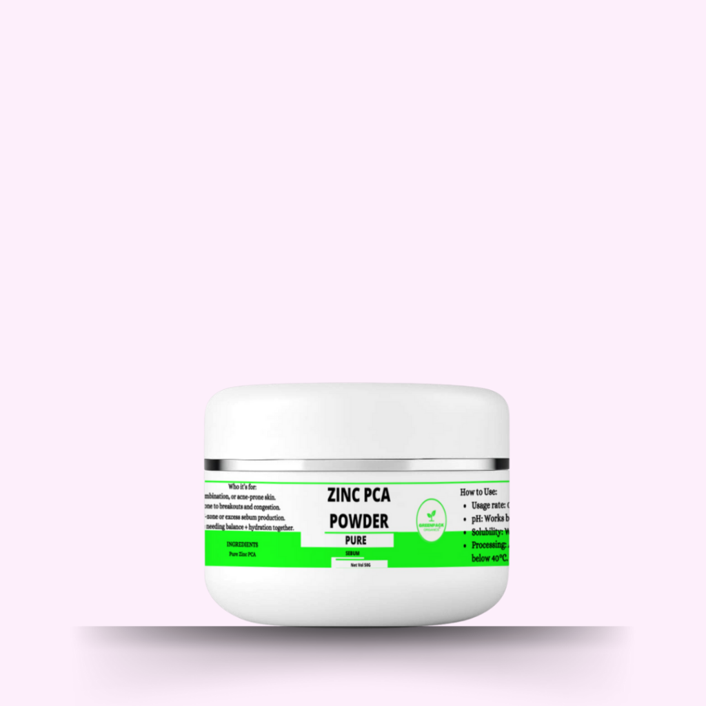 Zinc PCA - 100% pure,Beginner-friendly and suitable for most DIY skincare formulas.,50g powder