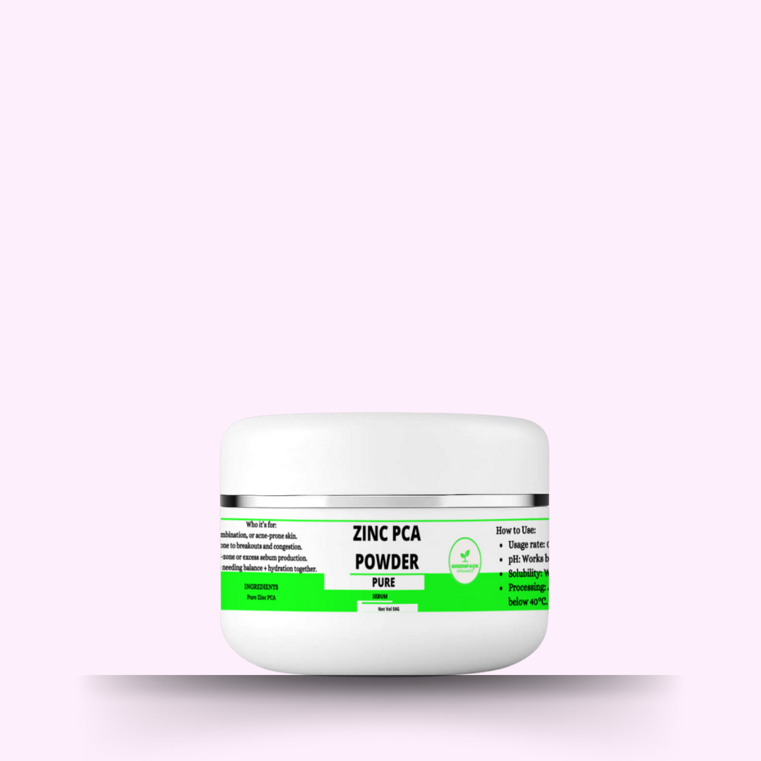 Zinc PCA - 100% pure,Beginner-friendly and suitable for most DIY skincare formulas.,50g powder