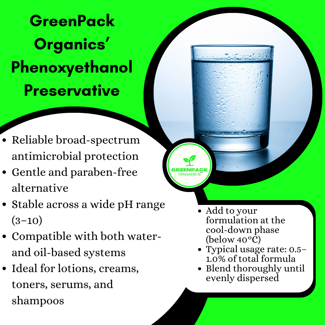 Phenoxyethanol Preservative - Protects your skincare and haircare products against bacteria, yeast, and mold,1l - Image 2