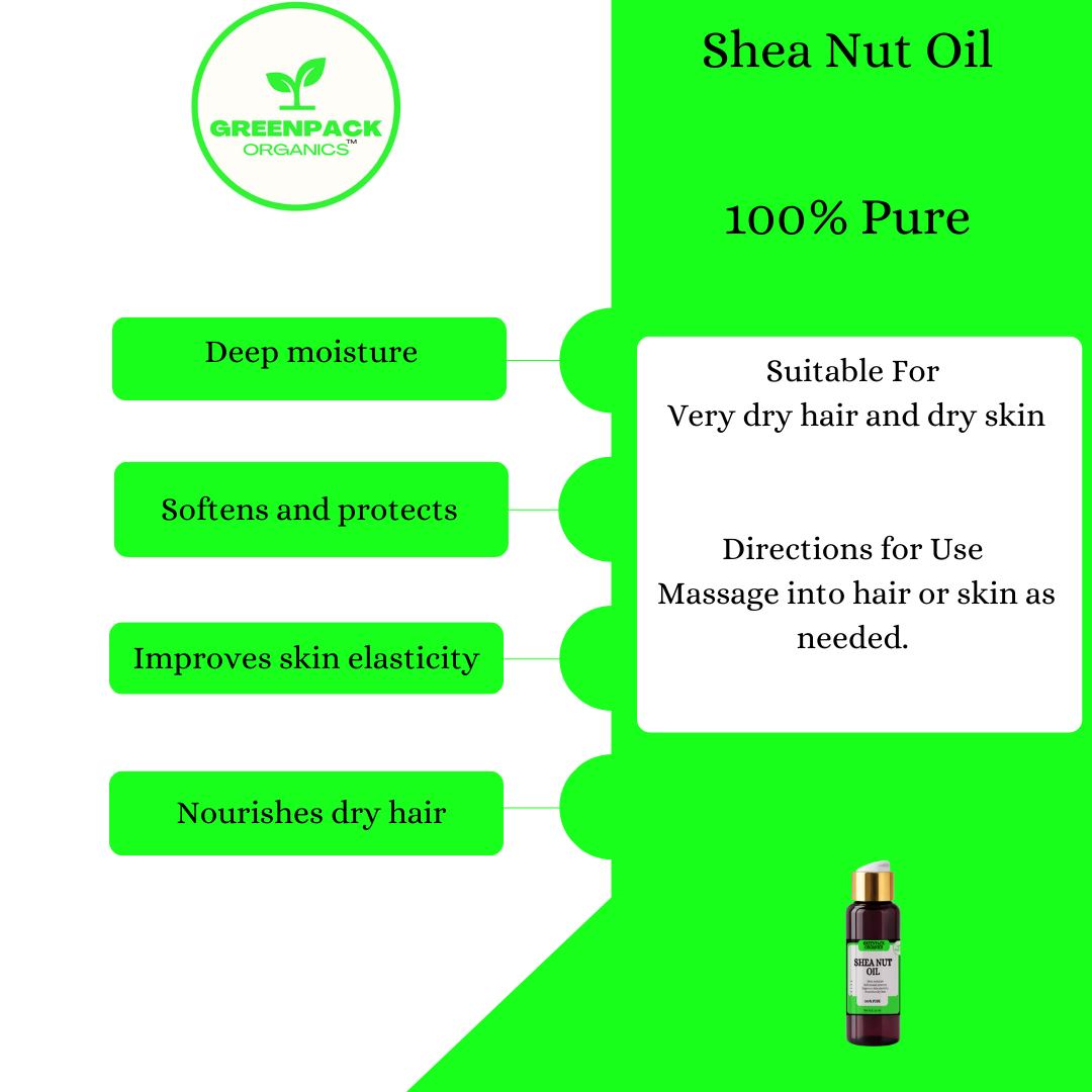 Shea Nut Oil - Rich Moisture & Protection Oil,65ml - Image 2