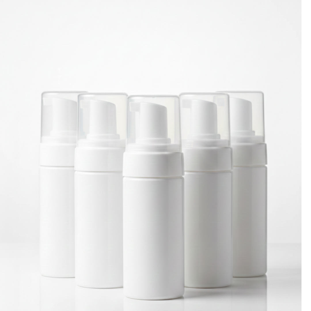 White Foam Bottles - Delivers rich foam with less product - 1 Piece | 100ml - White Colour